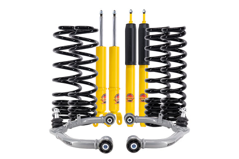 Susp.Kit Inc Shocks Coil Springs & Upper Control Arms