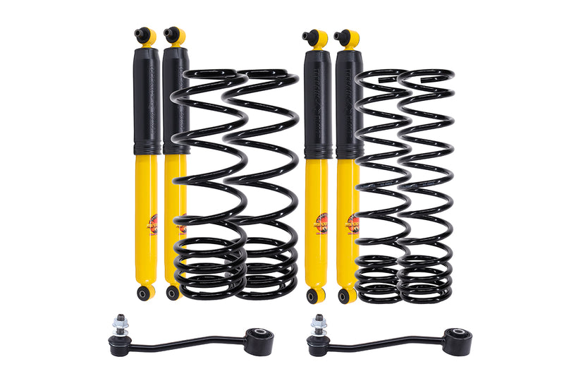 Susp.Kit Inc Shocks Coil Springs Front Stabilizer Bar Link