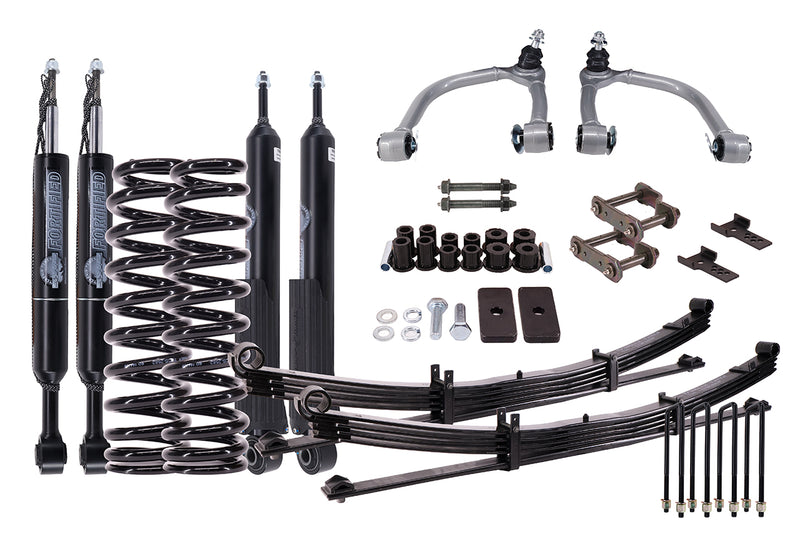 Susp.Kit Inc Fortified Shocks Springs Pins Bushes U-Bolts