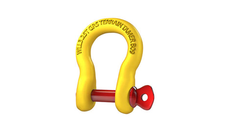 Grillete Arco 4.75T Pasador Amarillo Rojo De Seguridad Tt