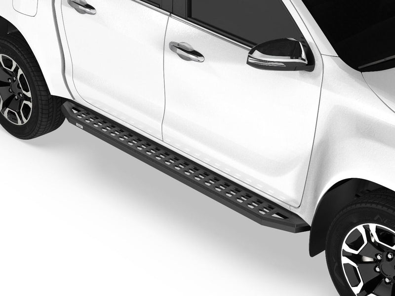 PISADERAS DE ACERO EXTREME Chevrolet Colorado LS/LT D/C (2018-2024) – Negra