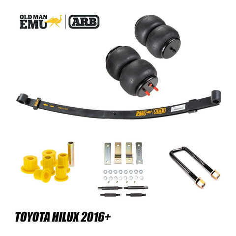 KIT Ballestas Parabolicas ARB 40 MM + Pulmones DE Aire Toyota Hilux