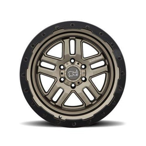 17X8.0 5X120/30 Black Rhino Barstow Matte Bronce W/Machine (foto 2 de 3)