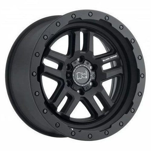 17X8.0 5X120/30 Black Rhino Barstow Matte Black