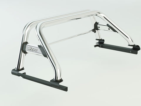 BARRA SOBRE RIEL PREMIUM Renault Alaskan D/C (2017-2025) – Cromada