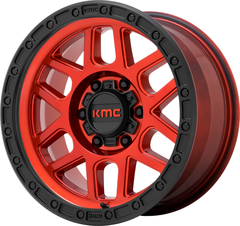 KMC KM544 17x9 / 6x139 / -12 / C-RED BLK-LP / 4unds