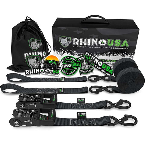 Pack x 2 Correas de Amarre Heavy Duty 4 cm x 244 cm con Ratchet