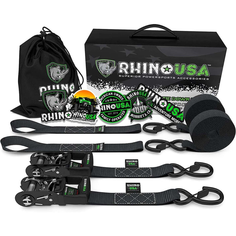 Pack x 2 Correas de Amarre Heavy Duty 4 cm x 244 cm con Ratchet