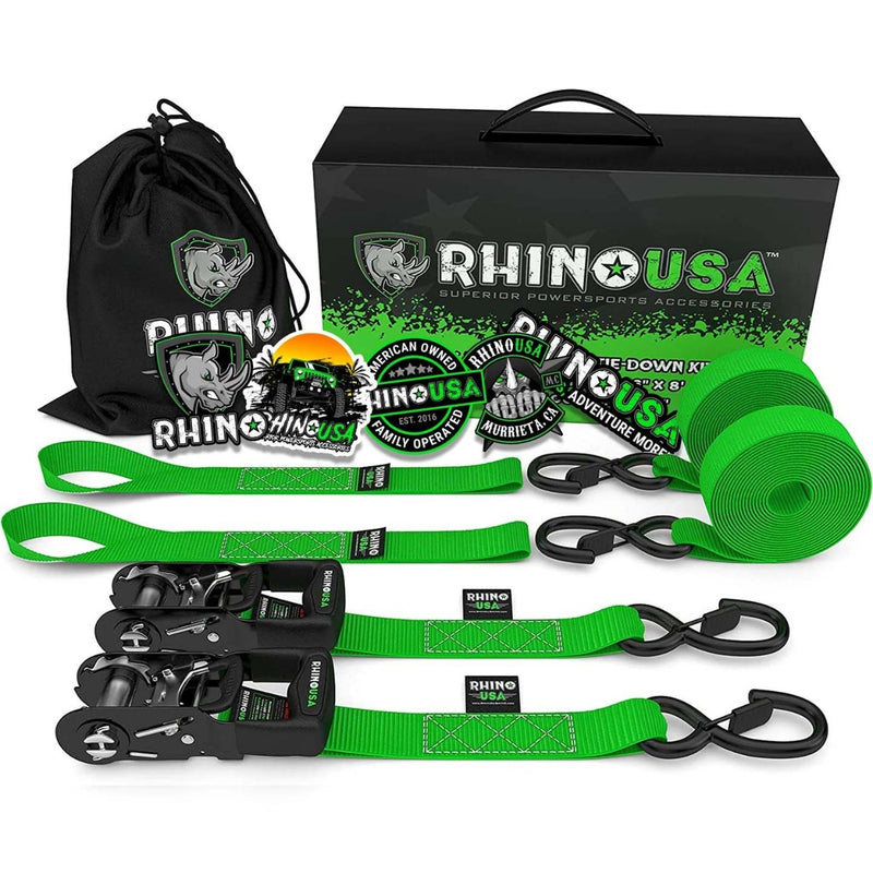 Pack x 2 Correas de Amarre Heavy Duty 4 cm x 244 cm con Ratchet