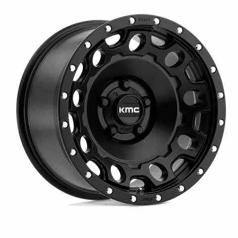 KMC KM529 Holeshot 17x9 / 6x139 / -12 / Satin Black / 4unds