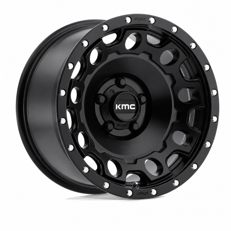 KMC KM529 Holeshot 17x9 / 6x139 / -12 / Satin Black / 4unds