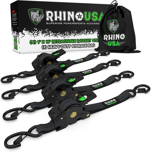 Pack x 4 Correas de Amarre Heavy Duty 2,54 cm x 305 cm con Ratchet