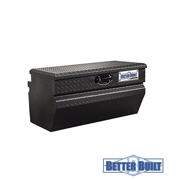 Caja Pick Up Aluminio Diamantado Chest S - Negro Mate