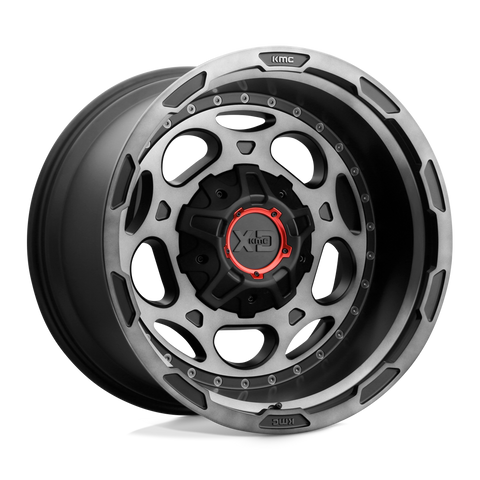 KMC XD837 Demodog 20x10 / 6x135 / 6x139 / -18 / Satin Black Gray Tint / 4unds
