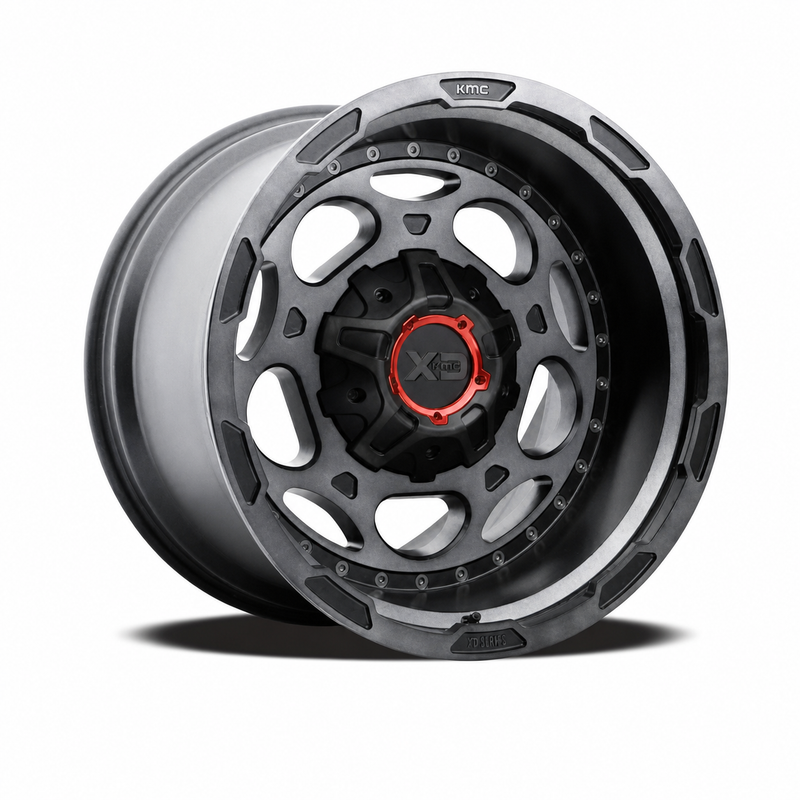 KMC XD837 Demodog 20x9 / 6x135 / 6x139 / 0 / Satin Black Gray Tint / 4unds