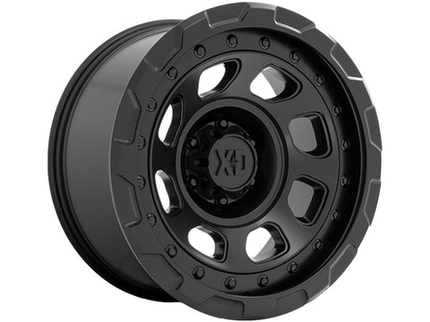 KMC XD861 STORM 17x9 / 5x127 / -12 / Satin Black / 4unds